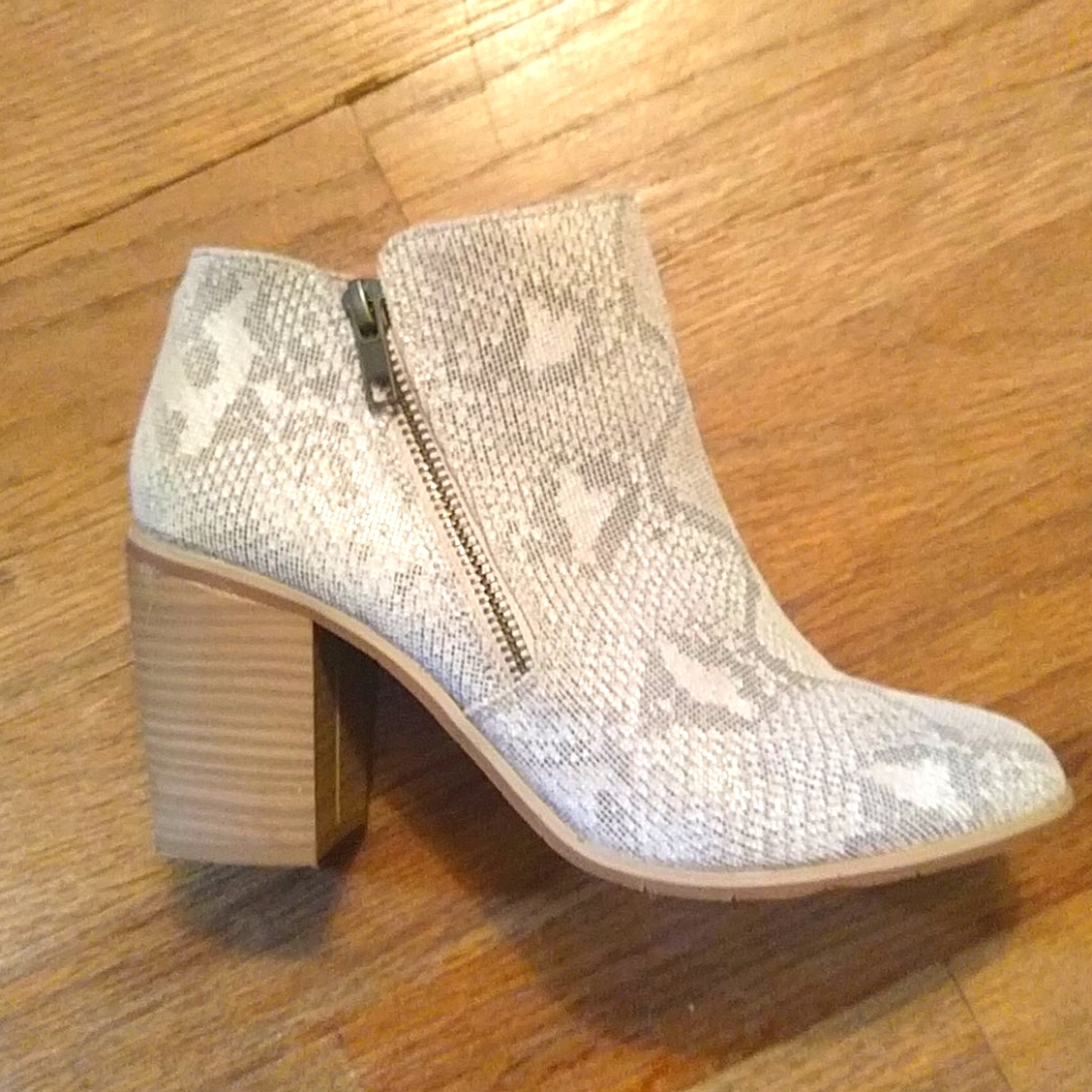Born in California Snake Skin Booties